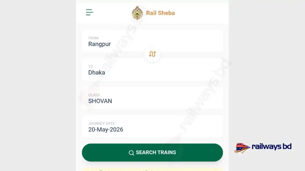 Rail Ticket Booking
