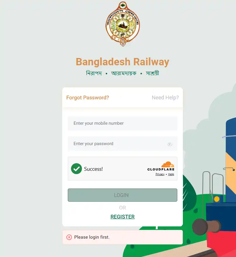 Railway Bangladesh Online Ticket