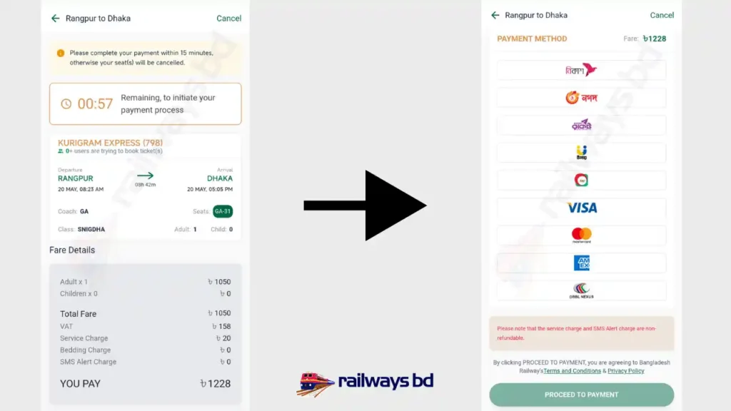 Railway Bangladesh Ticket