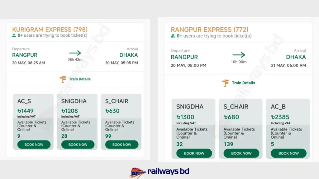 Railway Ticket Booking